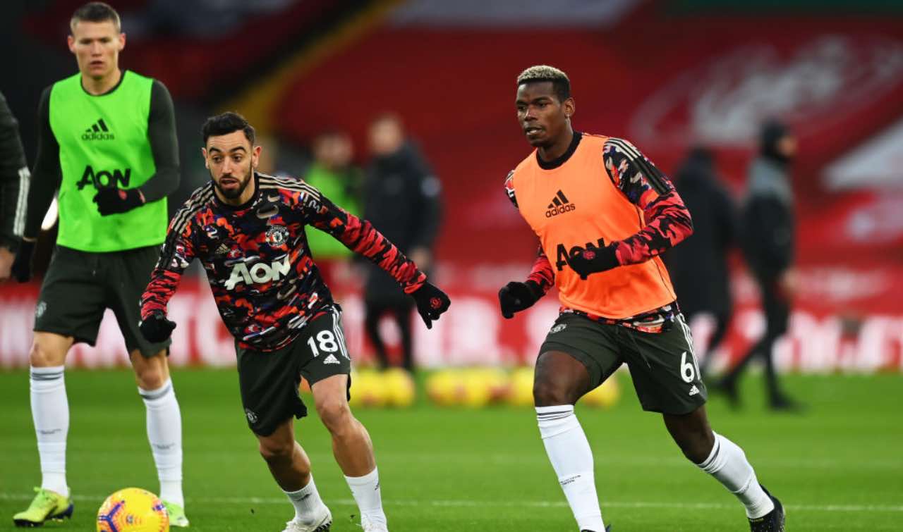 Pogba e Bruno Fernandes