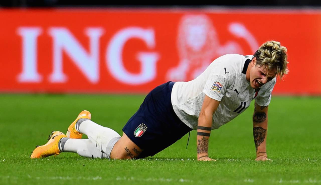 Zaniolo infortunio