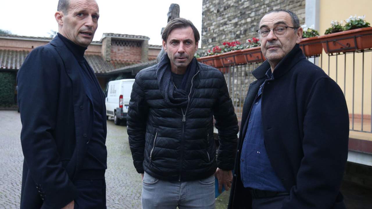 Allegri, Sarri e Gautieri parlano