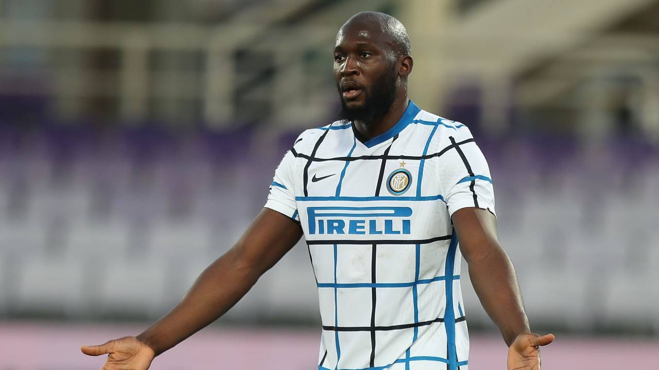 Romelu Lukaku in azione