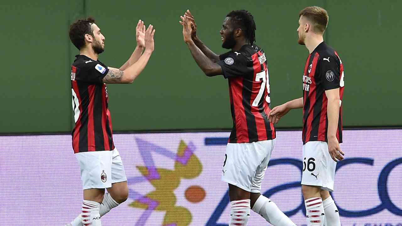 Il Milan esulta