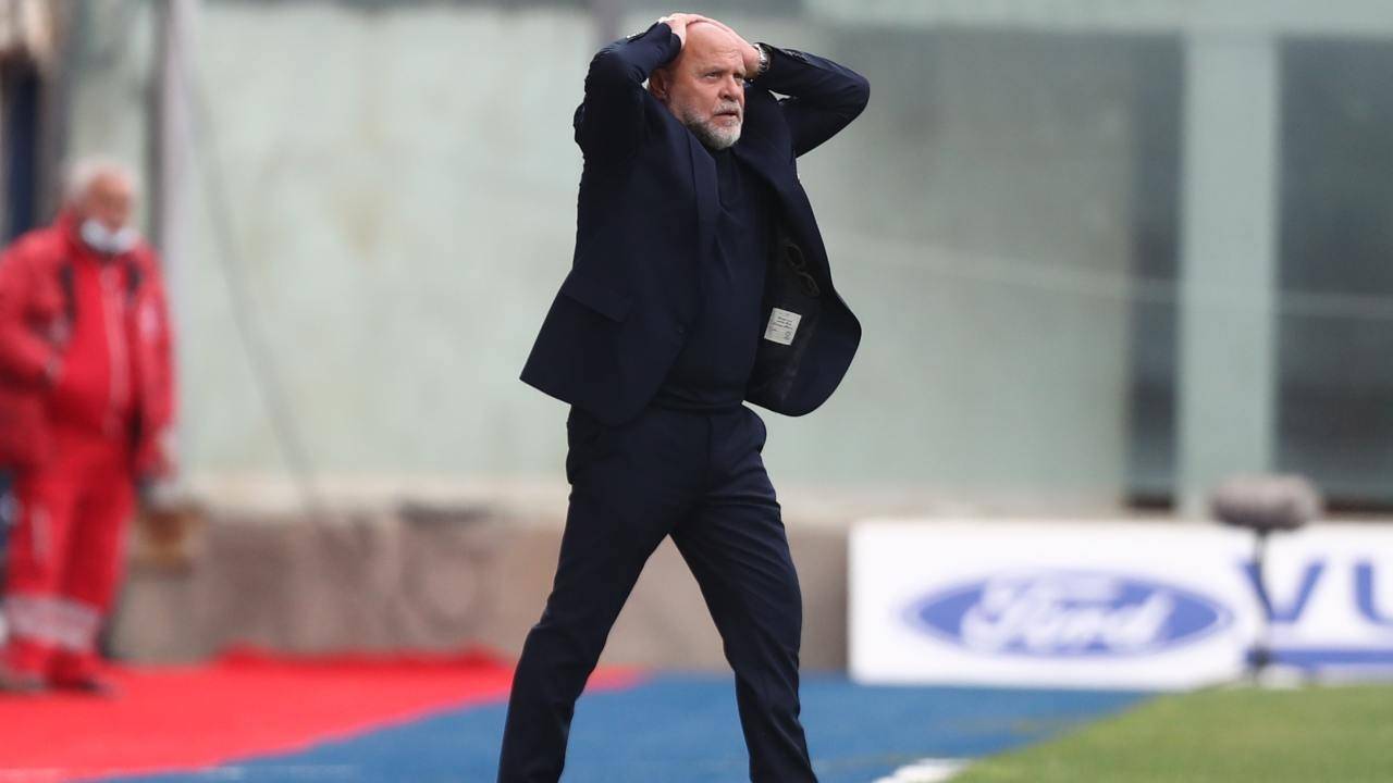 Serse Cosmi a bordocampo