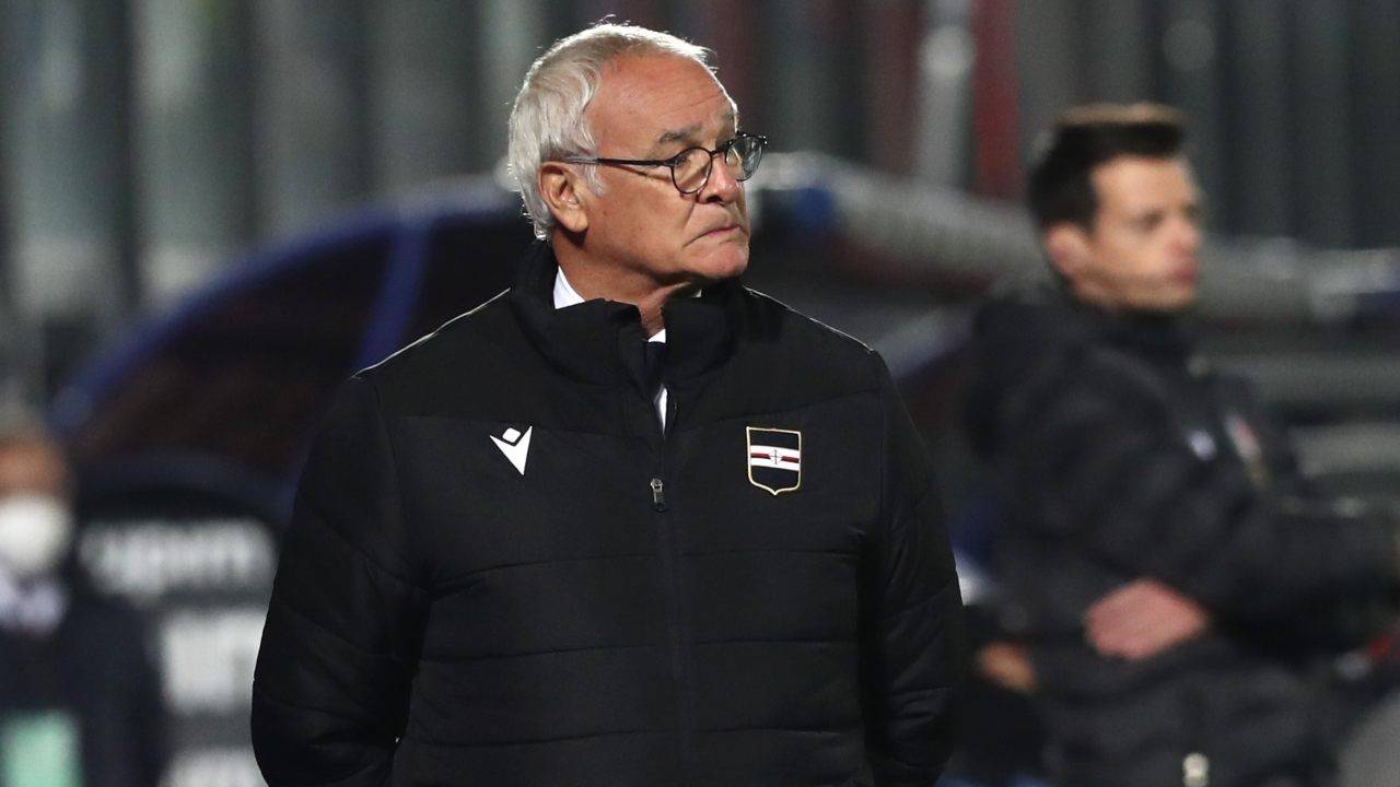Claudio Ranieri a bordocampo