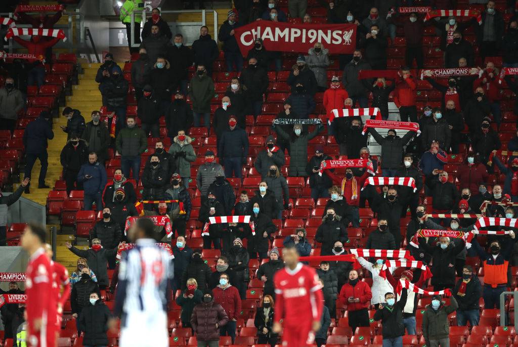 Tifosi del Liverpool allo stadio