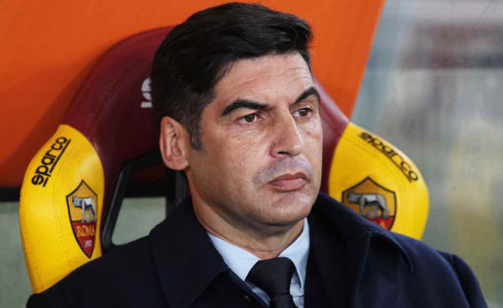 Fonseca in panchina con la Roma