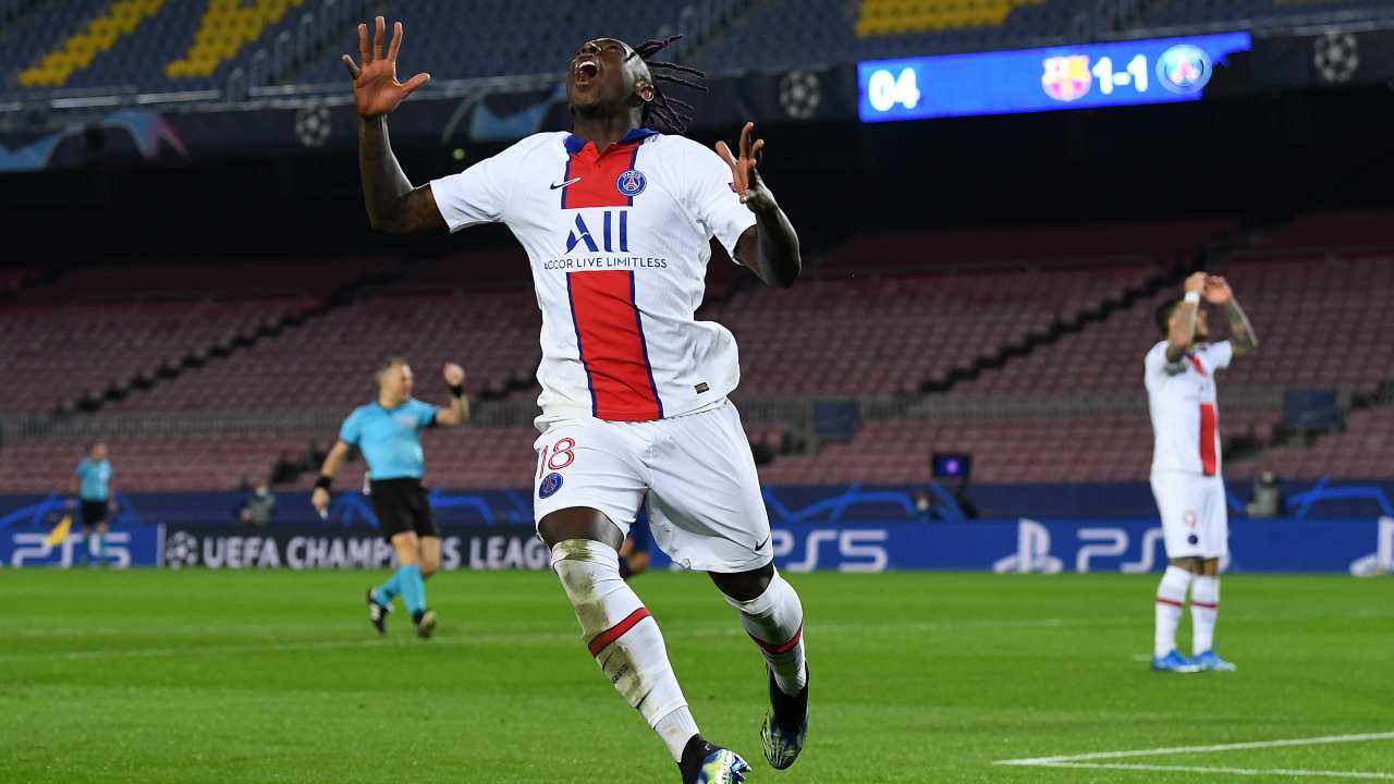 Moise Kean in azione