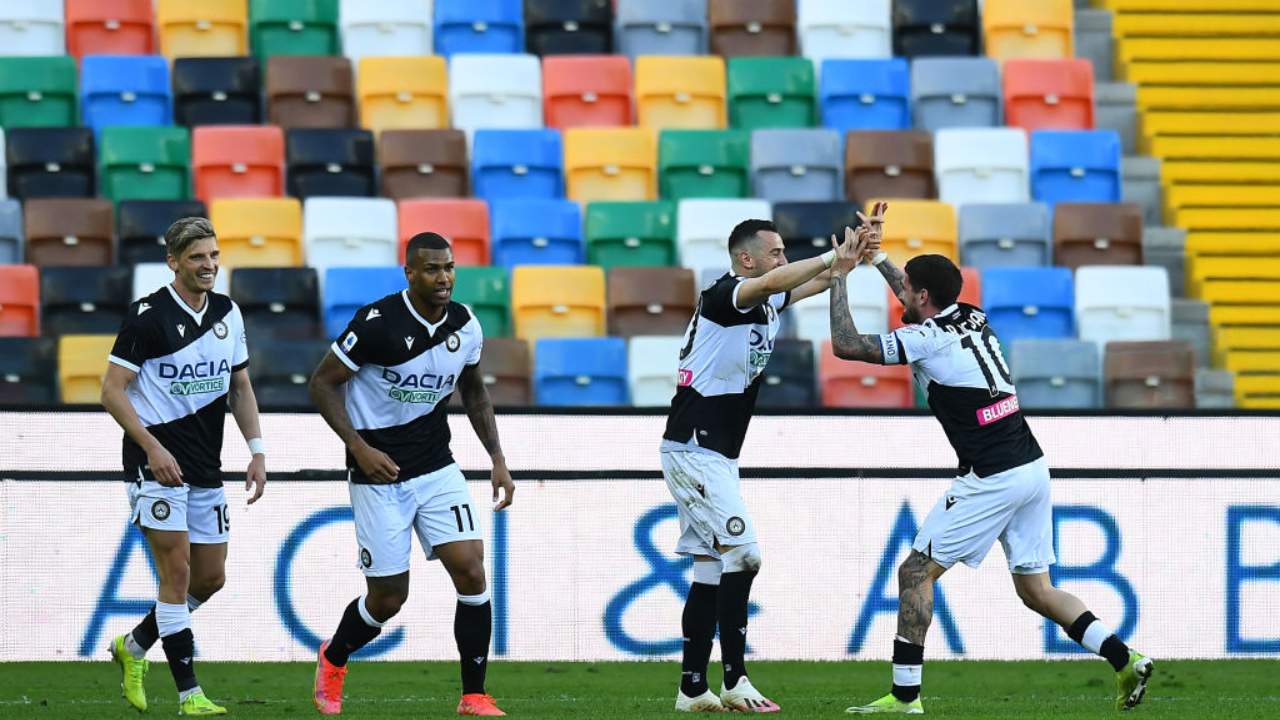 Esultanza Udinese