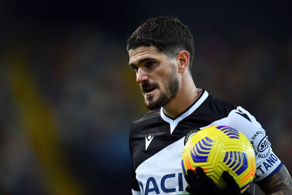 Rodrigo De Paul in campo con l'Udinese
