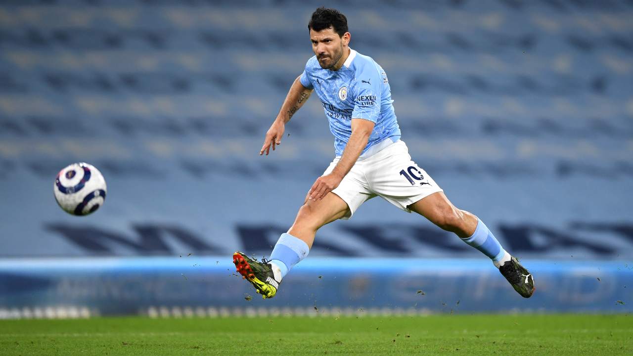 Sergio Aguero in azione