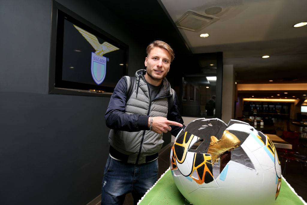 Ciro Immobile con la Scarpa d'Oro
