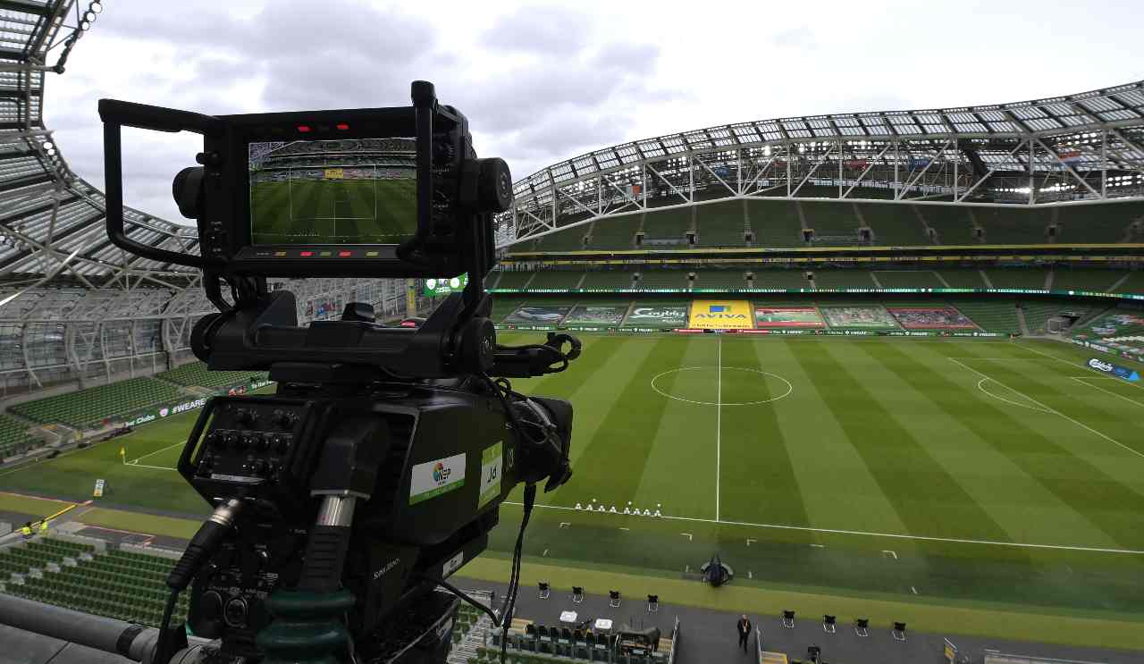 telecamera stadio
