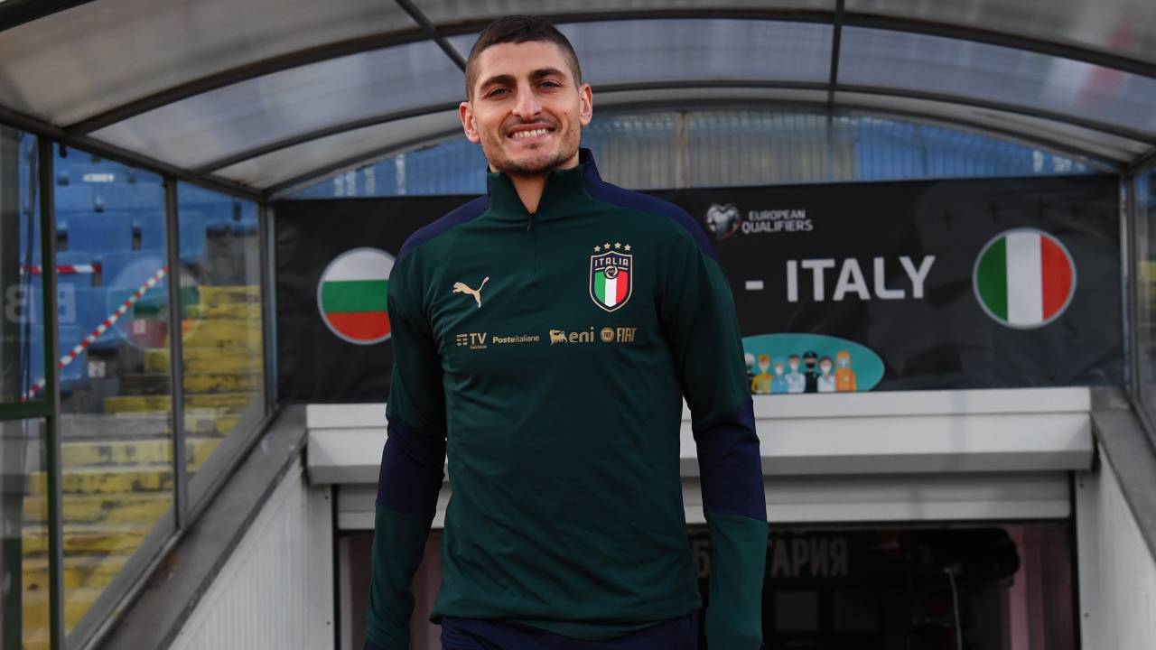 Marco Verratti con la nazionale