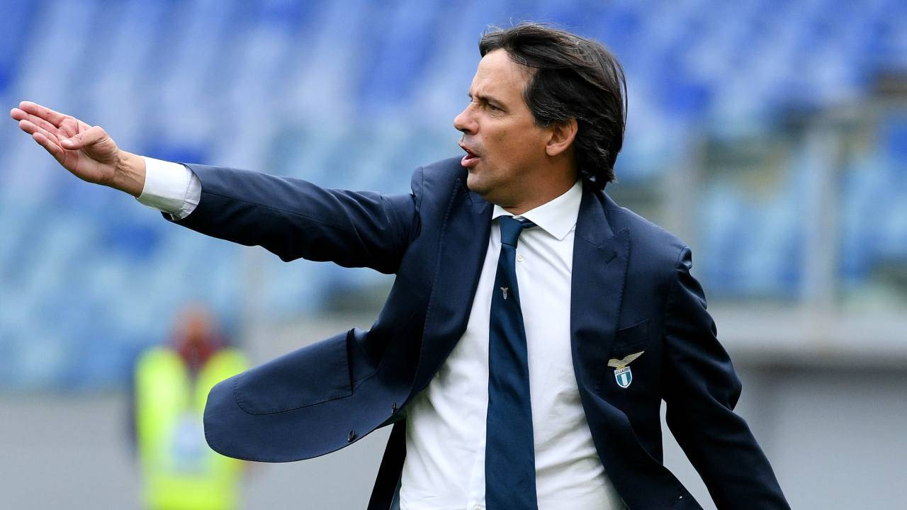 Simone Inzaghi a bordocampo