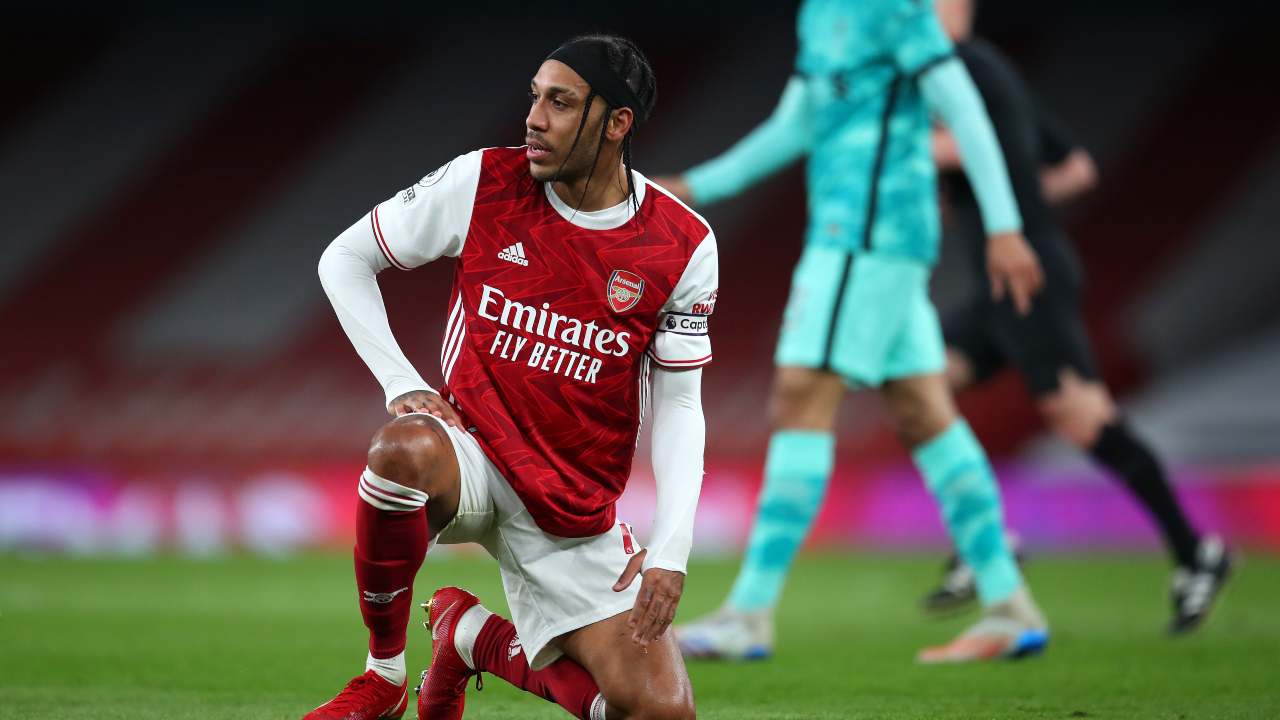 Aubameyang in campo