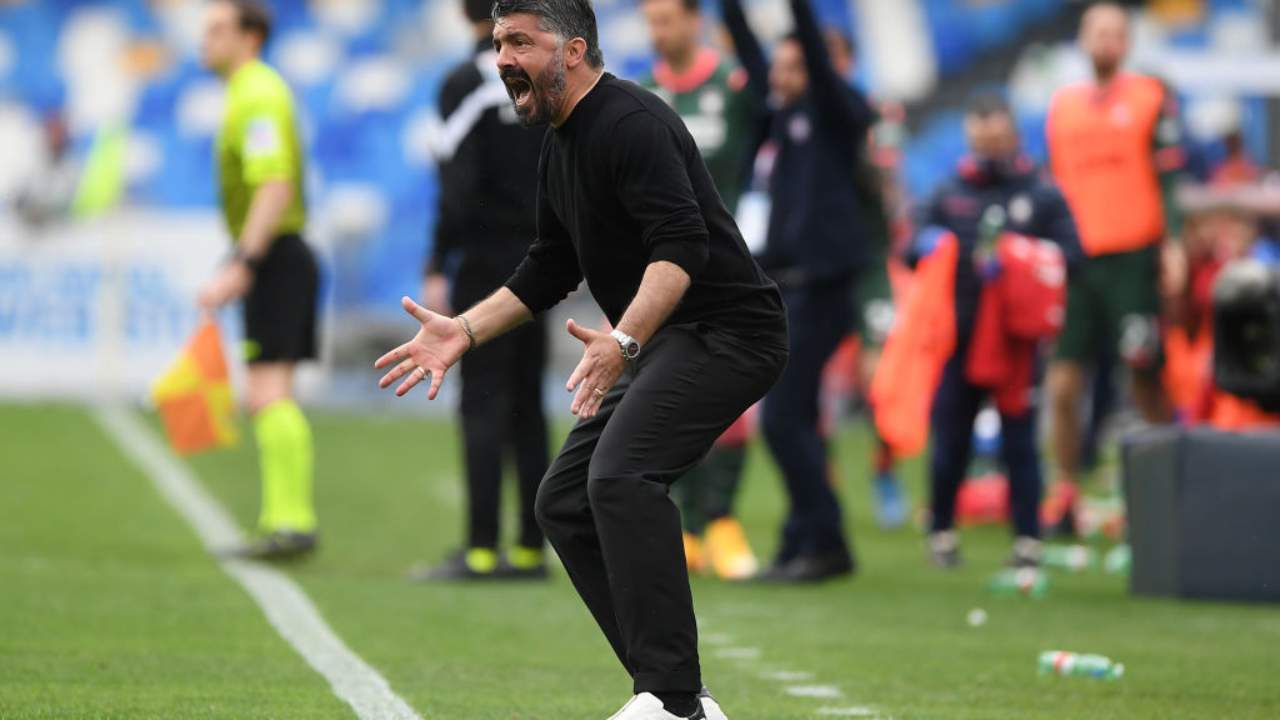 Gattuso arrabbiato