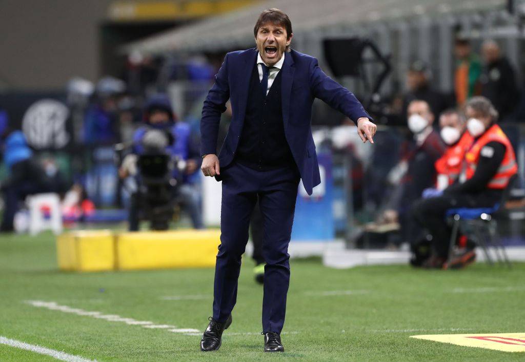 Conte durante Inter-Sassuolo 