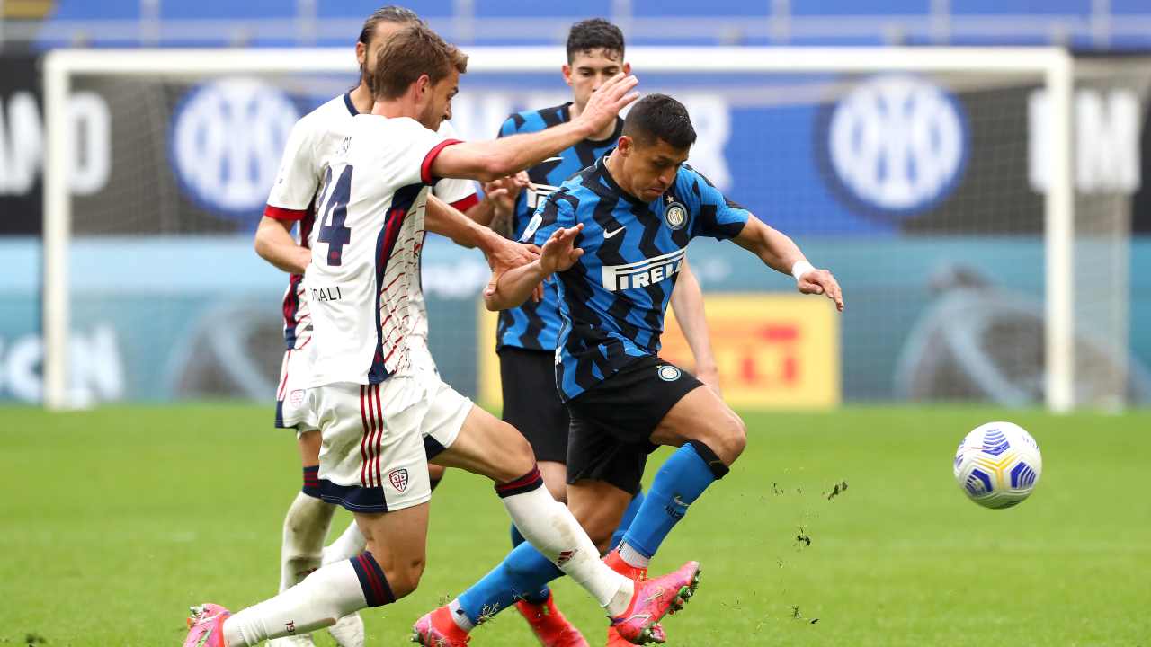 Inter e Cagliari in azione