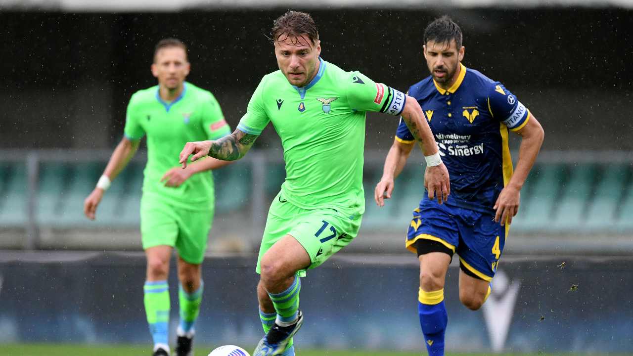 Verona e Lazio in azione