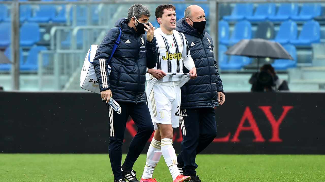 Federico Chiesa si fa male