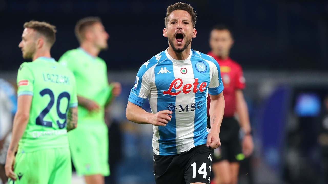 Dries Mertens esulta