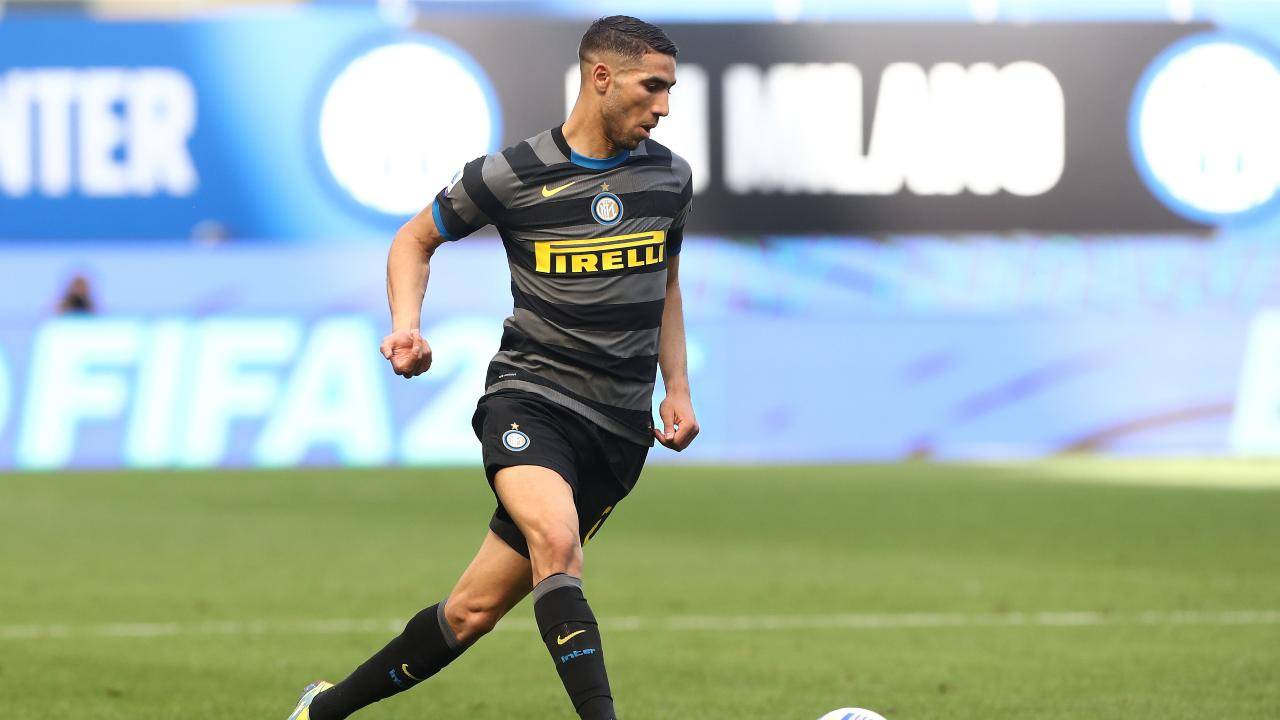 Achraf Hakimi in azione