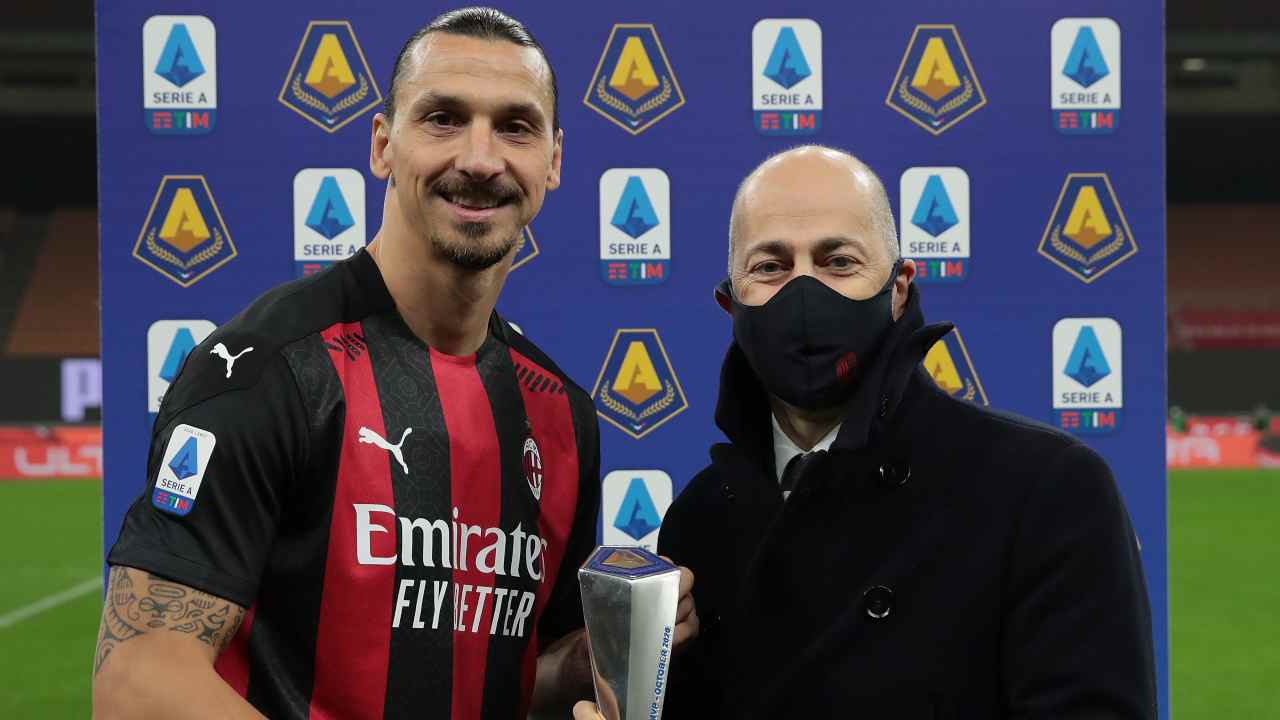 Ibrahimovic e Gazidis 