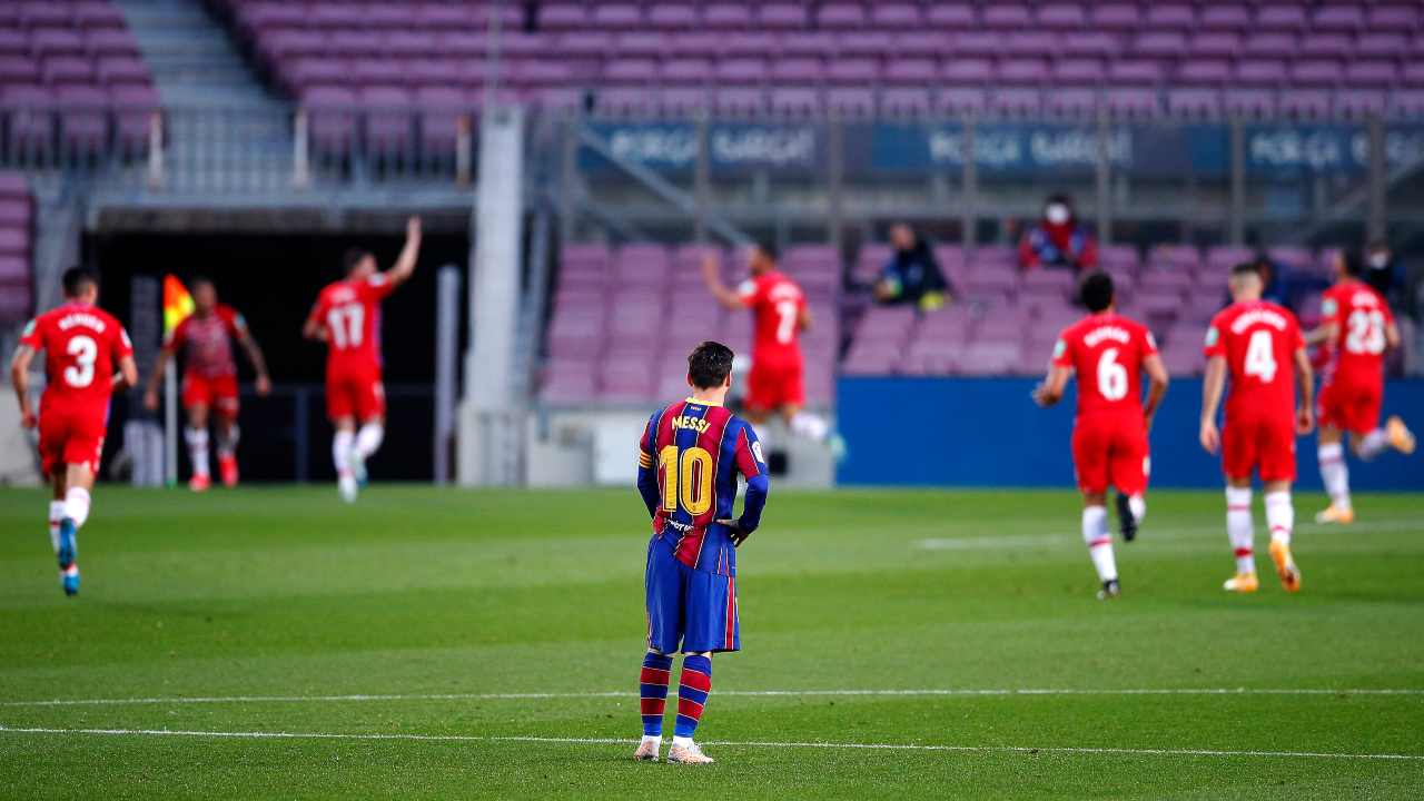 Messi affranto