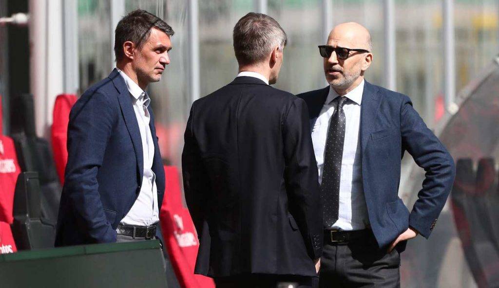 Maldini, Gazidis e Massara