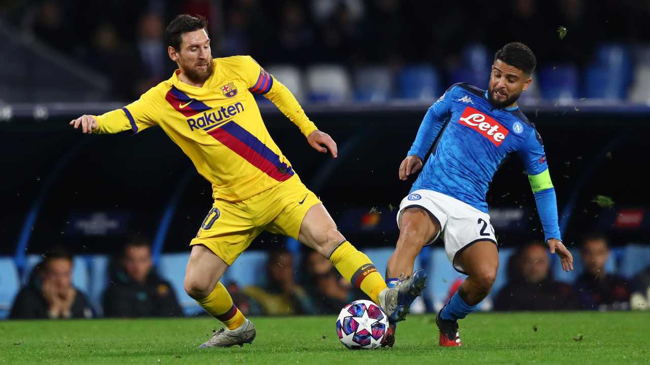 Napoli Insigne Messi