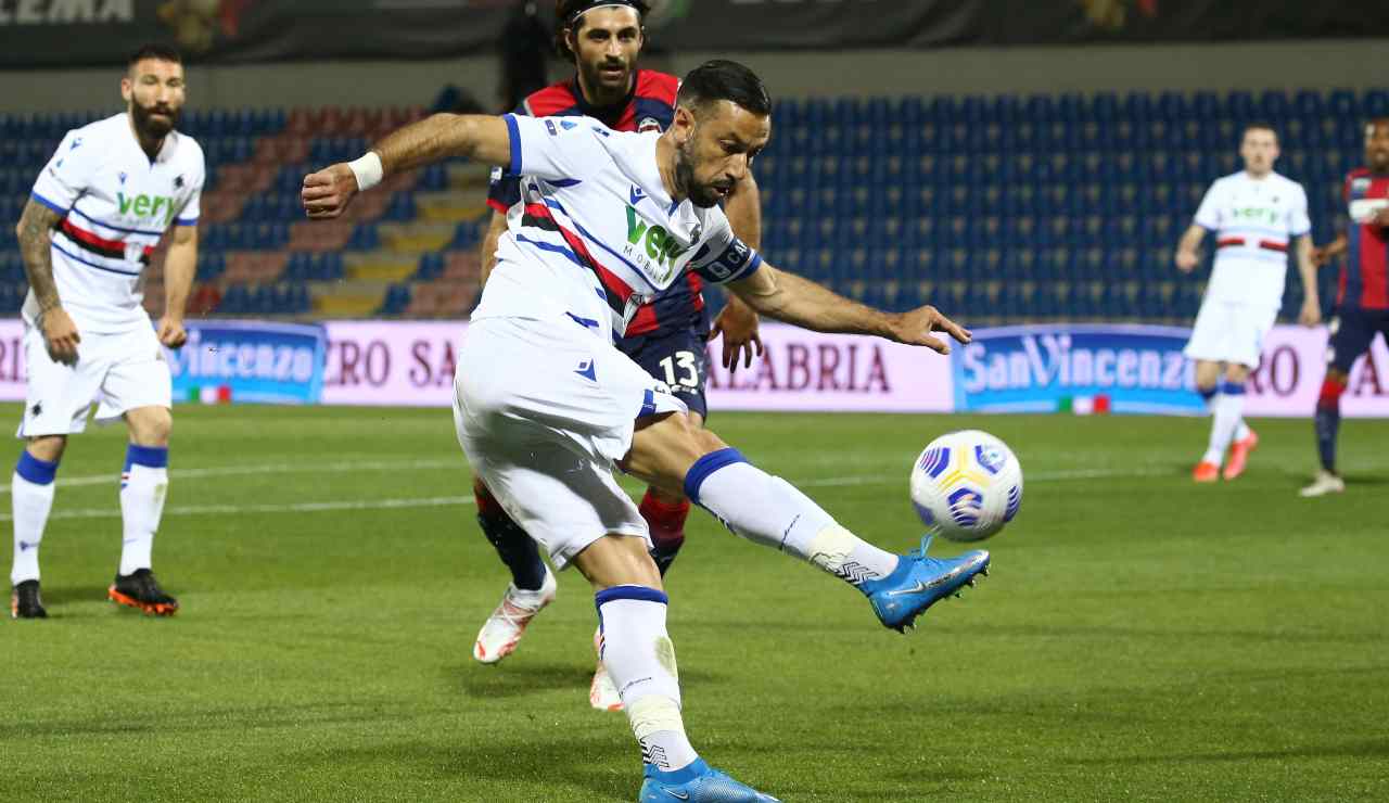 Sampdoria Quagliarella rinnovo