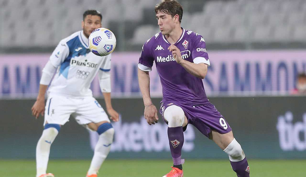 Vlahovic Fiorentina rinnovo Juventus Milan Champions League