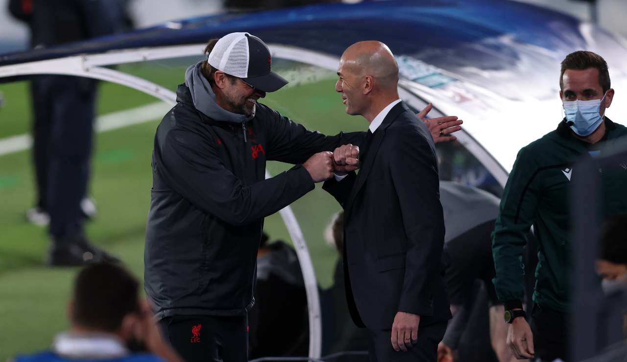 Zidane e Klopp