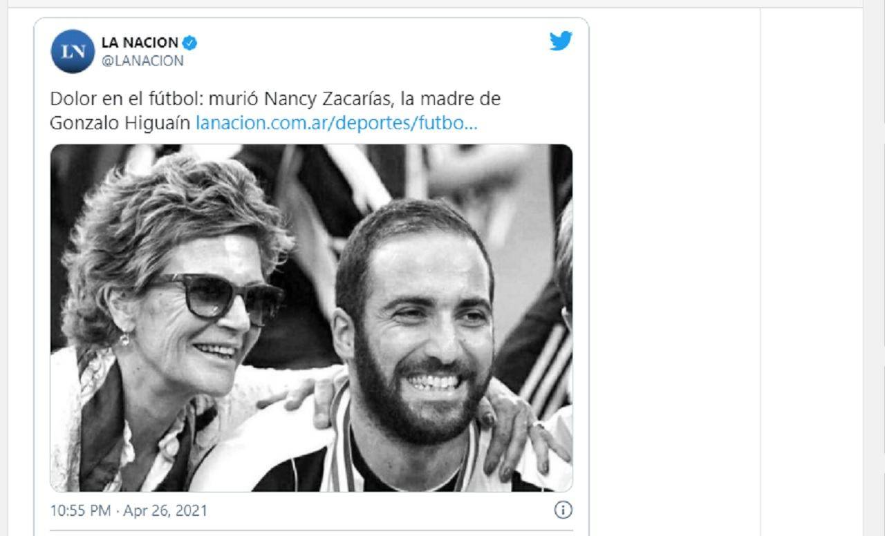 Nancy Higuain è morta
