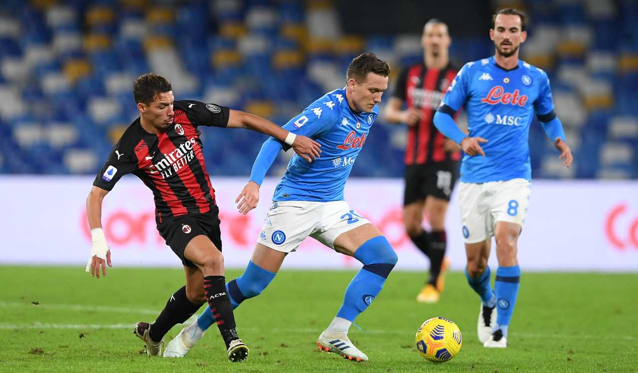 Bennacer e Zielinski in azione