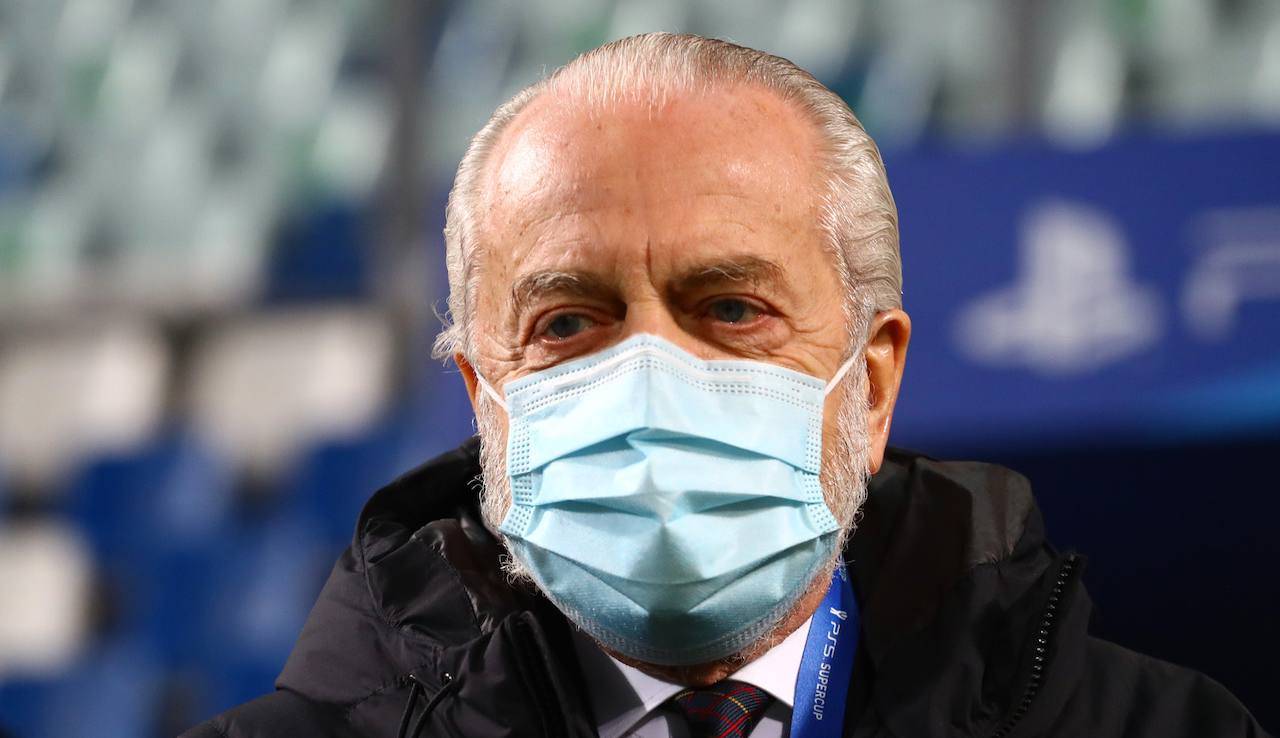 De Laurentiis alla finale di Supercoppa