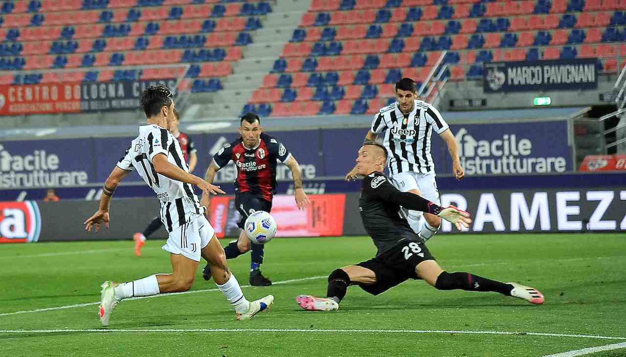 Dybala e Morata gol contro il Bologna