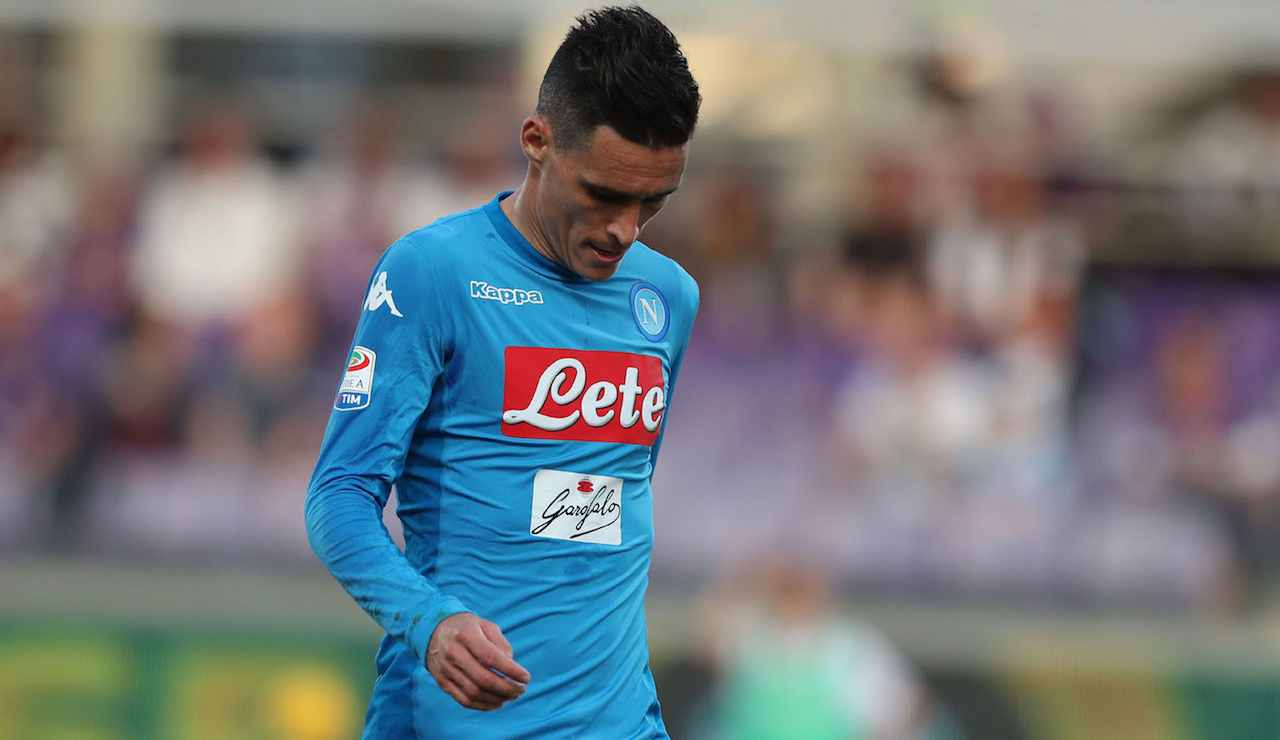 Callejon deluso in Fiorentina-Napoli