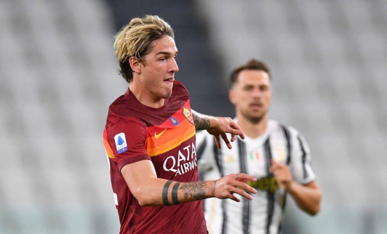 Zaniolo contro la Juventus