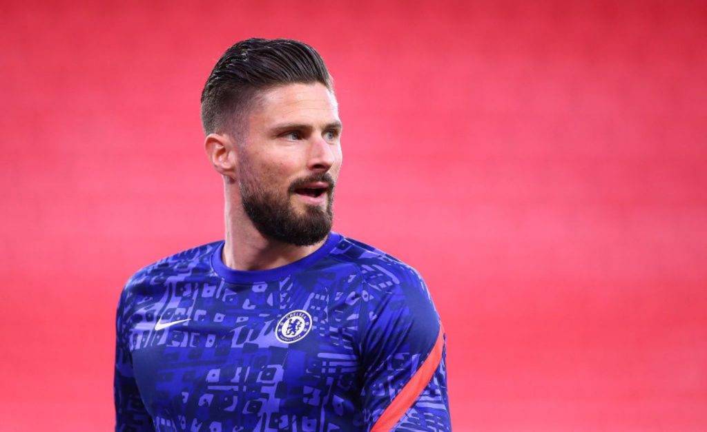 Olivier Giroud in allenamento