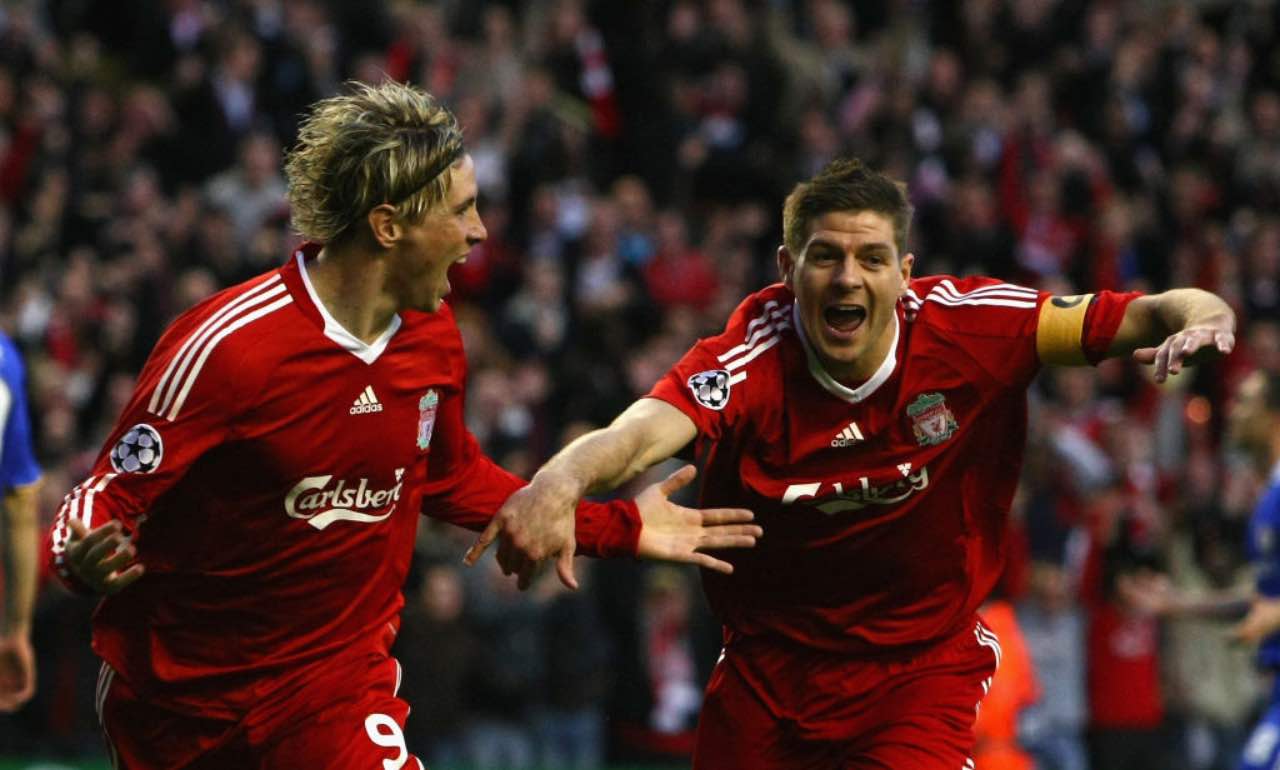 Fernando Torres e Gerrard al Liverpool