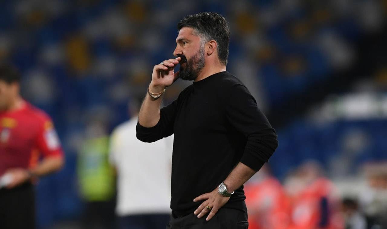 Rino Gattuso contro il Verona