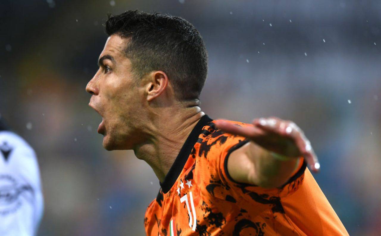L'esultanza di Cristiano Ronaldo