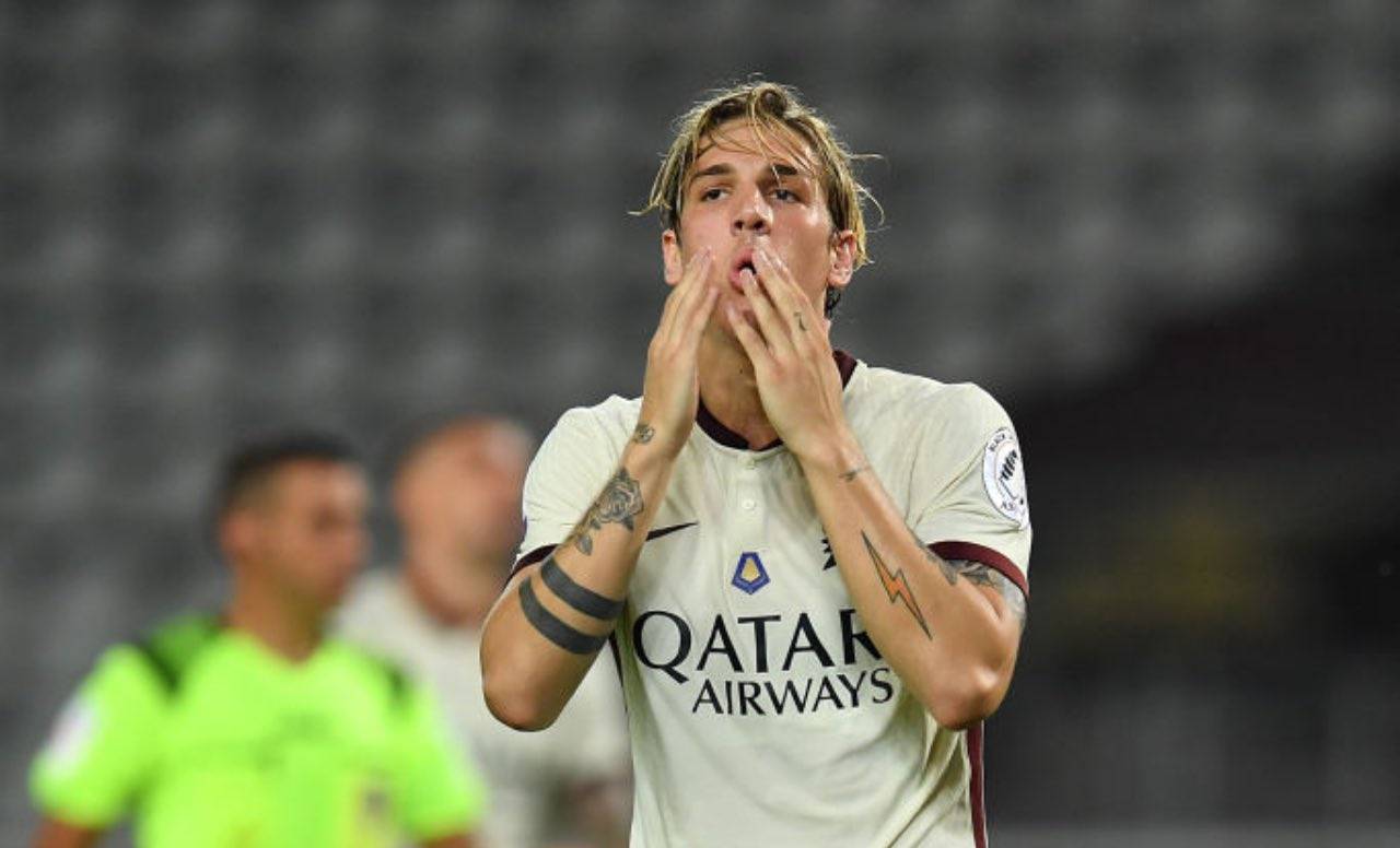 Nicolò Zaniolo in campo