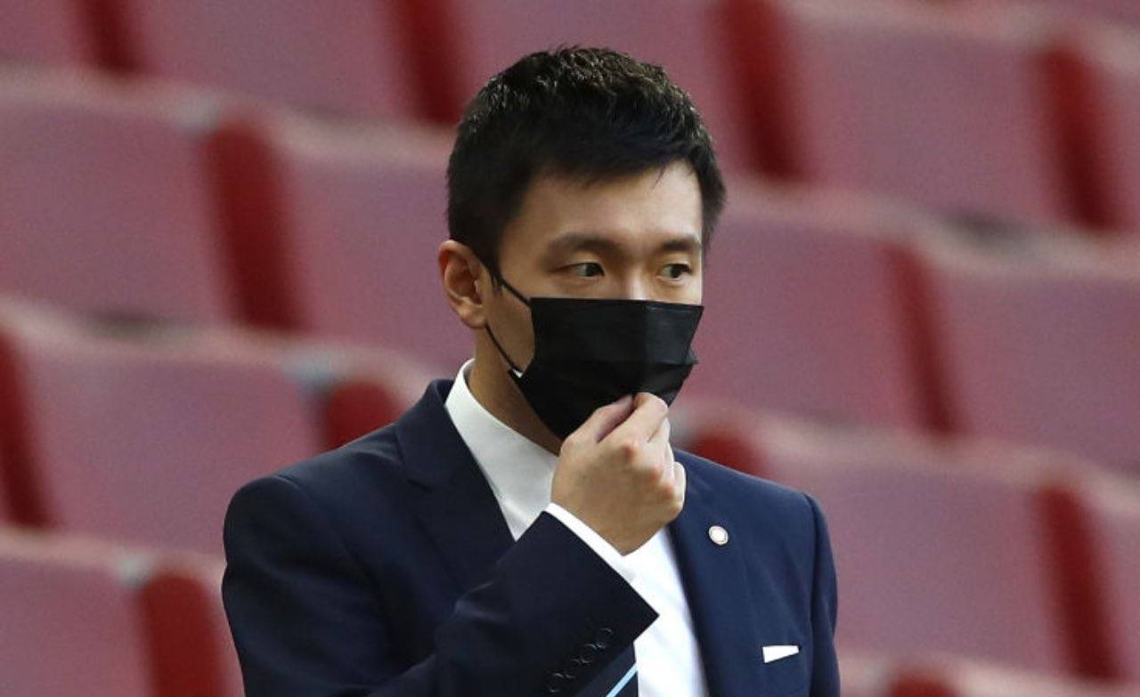 Steven Zhang durante la finale di Europa League