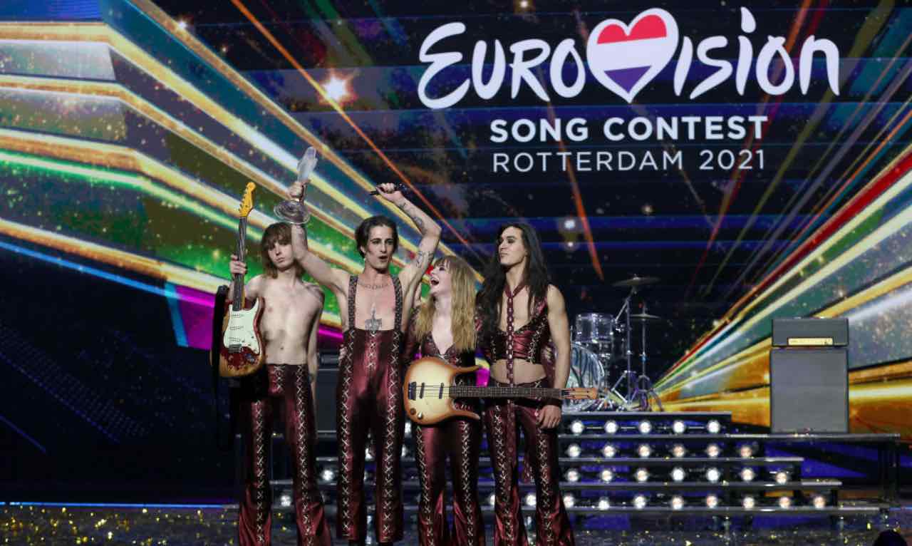 I Maneskin premiati all'Eurovision