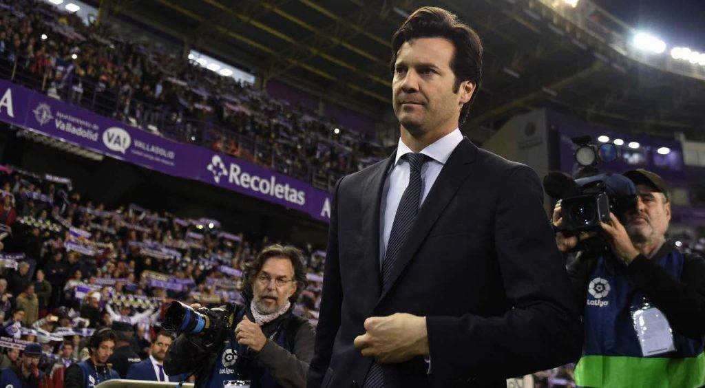 Santiago Solari in campo