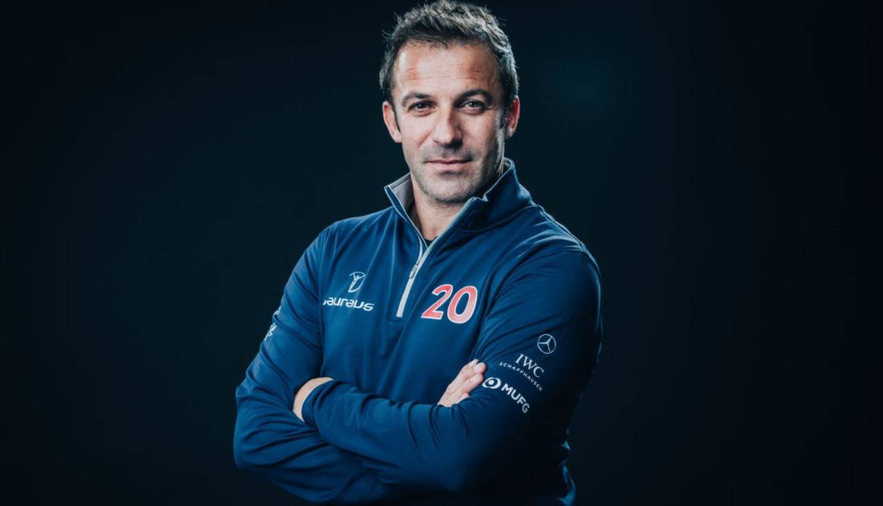 Alex Del Piero durante uno shooting