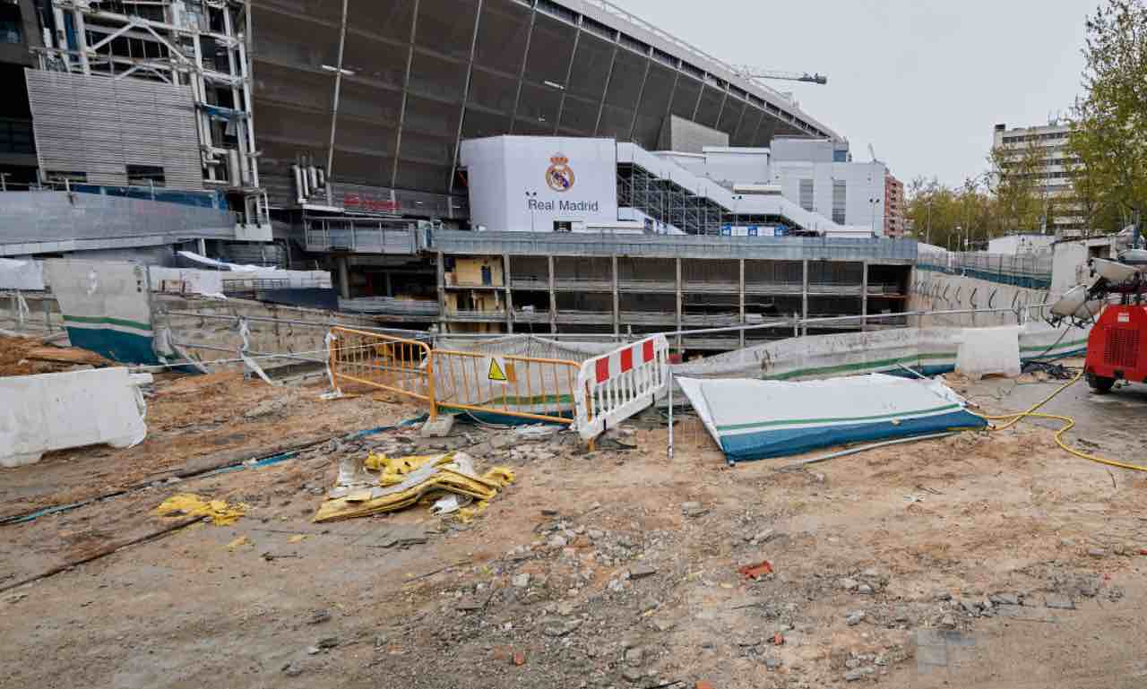 Lavori al Bernabeu 