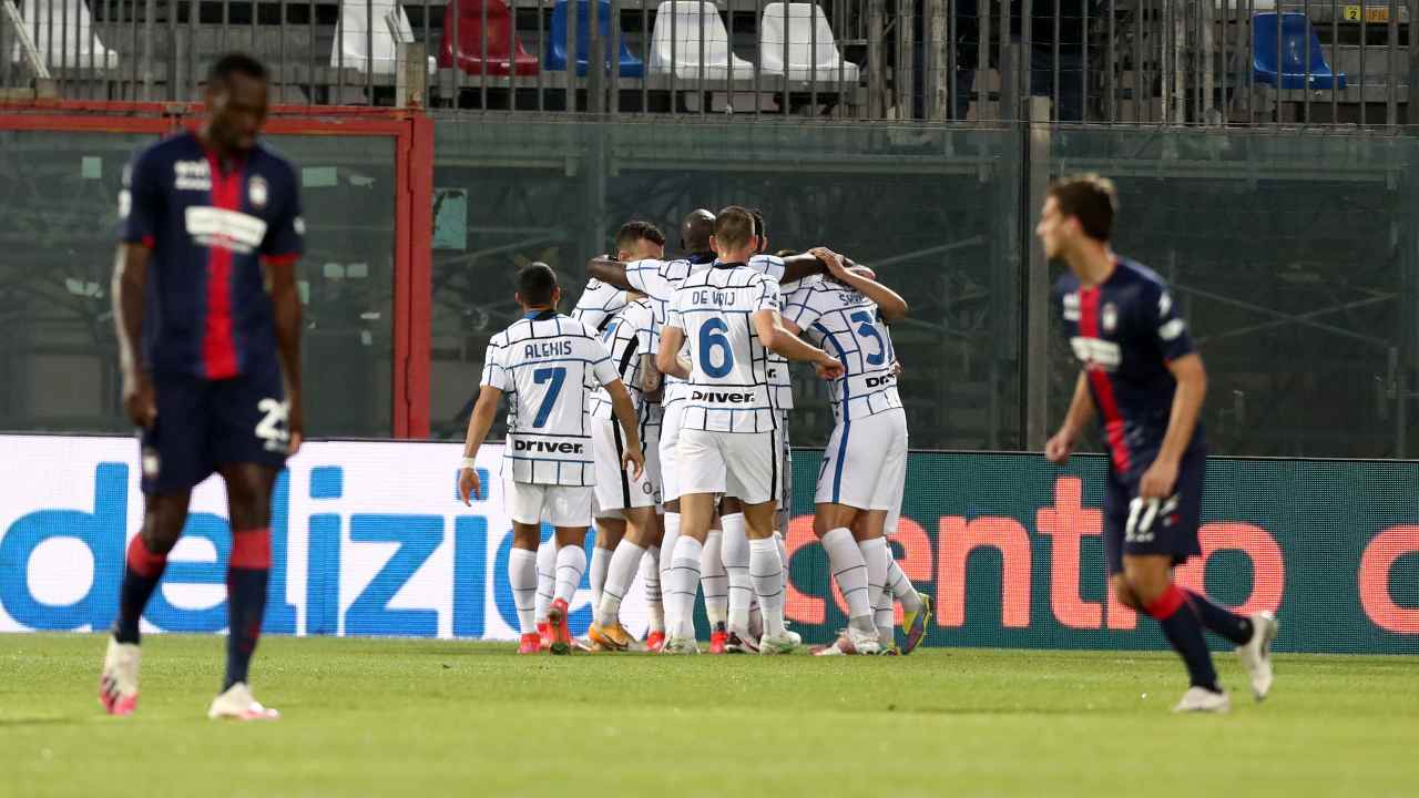 L'Inter esulta