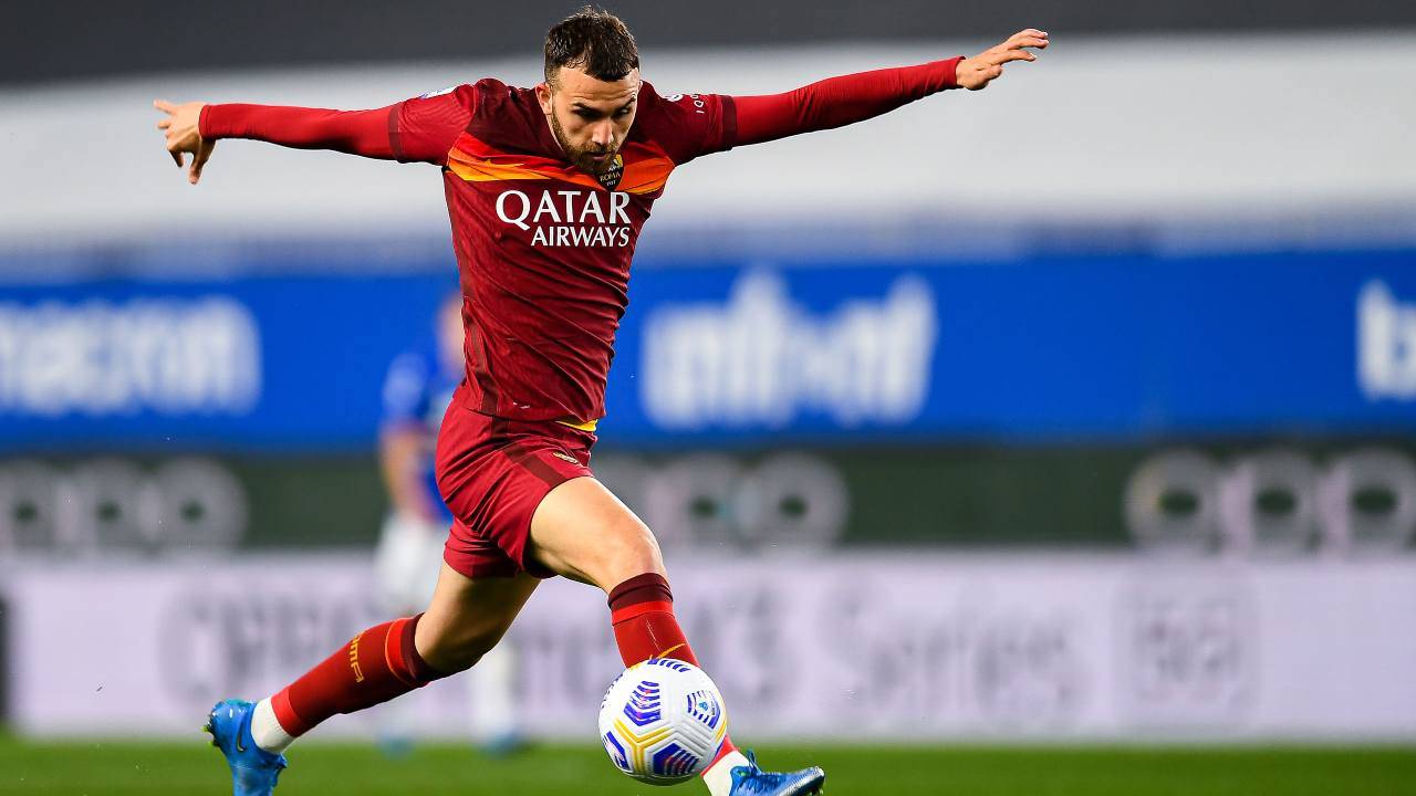 Sampdoria-Roma in campo
